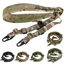 Two Point Dual Point Tactical Sling Outdoor Sports Army Hunting Rifle Shooting Paintball Gear Airsoft Strap Gun Lanyard NO12-022 Qvpdu