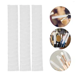 Makeup Brushes Brush Guards Protectors Mesh Covers For Bristles Tool White Flexible Net Cover