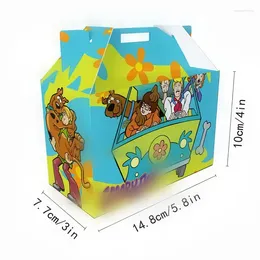 Party Decoration Doo Favors Boxes For Kids Birthday Decor Supplies Cartoon Gift Box Baby Shower Candy Paper Small Cake