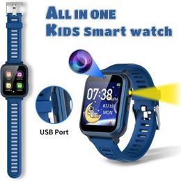 Kids Smart Watches With 16 Games Camera Music Alarm Flashlight Step Count Birthday Gifts For Age 3-12 Boys Girls 240523