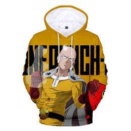 Men's Hoodies Sweatshirts Japanese anime One Punch Man Saitama Oppai role-playing boys and girls 3D childrens printed fun hoodies mens casual sportswear Q240522