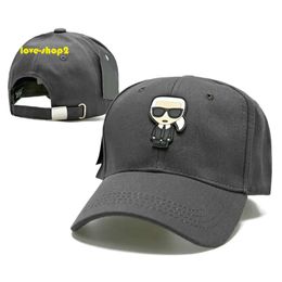 Karl lagerfield Designer hat for man baseball cap letter hardtop baseball hat duck tongue hat men's and women's fashion karl hat 538