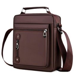Evening Bags Business Men Shoulder Bag Oxford Waterproof Messenger Fashion Male Handbag Zipper Classic Crossbody 187S
