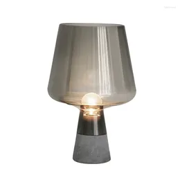 Table Lamps Nordic Post Modern Desk Lamp Creative Cement Lights Reading Light Study Living Room E27 LED Home Art Decoration
