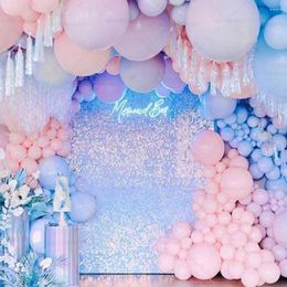 Party Decoration Baby Blue Balloon Rain Curtain Colourful Bright Colour Fashion Accessory For Wedding Anniversary Grant Event Birthday