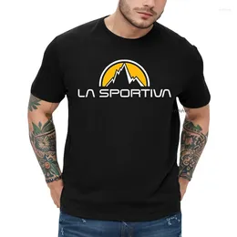 Men's T Shirts Summer Fashion La Sportiva Tshirts Short Sleeve Cotton Funny Casual T-Shirt For Men Tee Homme Top Camiseta Shirt