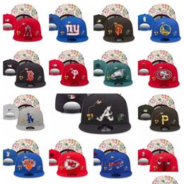 Snapbacks Embroidery Hats All Teams Logo Newest Designer Sports Adt Hockey Flex Mesh Beanies Fitted Hat Cotton Football Hip Hop Outdoo Otvmx