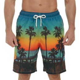 Men's Shorts Men Summer Board Shorts 3D Printed Beach Shorts Pants Swimsuit Woman 2023 New Swim Trunks Beach Volleyball Sport Gym Short Pants T240523