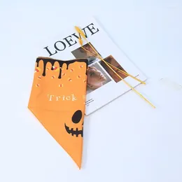 Dog Apparel Halloween Saliva Towel Cat Scarf Triangular Pet Golden Hair Large