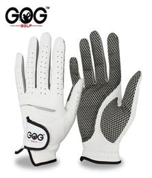 Pack 1 Pcs Golf Gloves Men Left Right Hand Soft Breathable Pure Sheepskin Genuine Leather With AntiSlip Granules Men Golf Glove 24665911