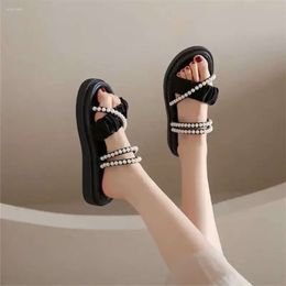 Sandals Autumn-spring Fashion Sandal Women's 38-39 Shoes Female Slipper Sneakers Sport Upper Advanced Tranin 719