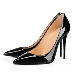 Designer Sandalen Absätze Luxus -Mode -Slipper High Heel Sandale Patent -Knöchelriemenrutschen Pumpen Hochzeitsfeier Outdoor -Turnschuhe