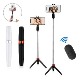 Selfie Monopods 3-in-1 Bluetooth selfie stick with tripod wireless Bluetooth phone holder suitable for iPhone XiaomTiktok Zoom video calls S2452207