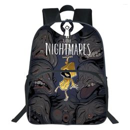 Backpack Little Nightmares School Bags Cosplay Boys Girls Cartoon Casual Bookbag Teenagers Rucksack