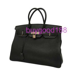 10A Biridkkin Designer Delicate Luxury Women's Social Travel Durable and Good Looking Handbag Shoulder Bag Black Leather Handbag Authentic