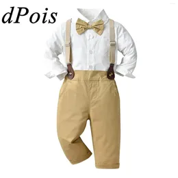 Clothing Sets Infant Boy's Gentleman Suit Kids Birthday Party Outfit Baby's Clothes Set For School Uniforms Banquet Christening Baptism Wear