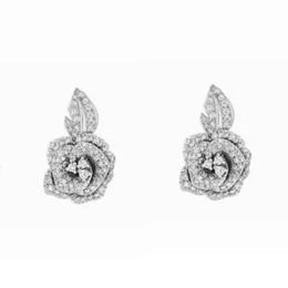 Silver Earrings Stud Fashion Etud Earrings Woman Luxury Multi Colors C Letter Jewelry 18k Diamond Wedding Gifts Jewelry Designer Hoop Flowers