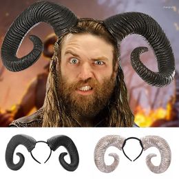 Party Supplies Handmade Sheep Horn Headband Hairband Accessory Demon Evil Gothic Lolita Cosplay Halloween Headwear Prop Anime