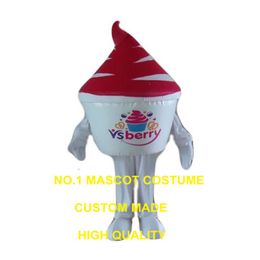 cup icecream ice cream mascot custom cartoon character adult size carnival costume 3328 Mascot Costumes