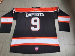 Hockey jerseys Physical photos Fort Wayne Komets Mason Baptista Men Youth Women High School Size S-6XL or any name and number jersey