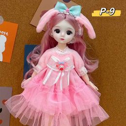 Dolls 12 inch 30cm Bjd anime doll for children and girls aged 4 to 16 doll house accessories skiing hat wearing clothes DIY toys S2452307