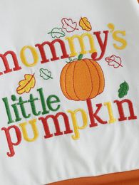 Clothing Sets Baby Boys Girls Halloween Pumpkin Embroidery Sweatshirt And Pants Set Long Sleeve Fall Outfits 2Pcs Clothes