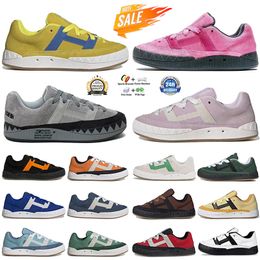 2024 Designer Sneakers women men Running Shoes Low Genuine Leather Sneaker White Green Black Grey Brown Yellow Blue Pink Sports Trainers Sneakers 36-45