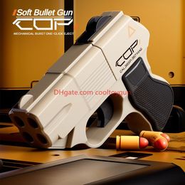 COP 357 Pistol Toy Guns Soft Bullet Launcher Shell Ejected Pistol Foam Dart Outdoor Cs Pubg Game Prop Mini Pistola Gun For Adult Boys Birthday Gifts Collection