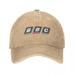 Berets BBC Retro Logo Baseball Caps Snapback Denim Hats Outdoor Adjustable Casquette Hip Hop Cowboy Hat For Unisex