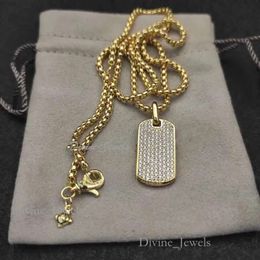 Luxusschmuck David Yurma Halskette Armband Dy Ring Kabelarmband Mode Schmuck für Frauen Gold