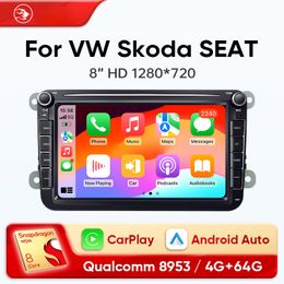 Car dvd Radio for VW Volkswagen Jetta Tiguan Polo Golf MK6 Passat Skoda Octavia SEAT Leon Wireless Carplay Android Auto 2 Din