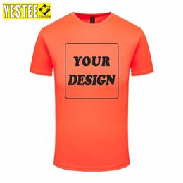Custom quick-drying T-shirt printing picture text team name men and women short sleeve shirt advertising shirt 240521