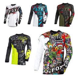 488t Men's T-shirts Motocross Shirtmotorcycle Cycling Jersey for Men Mtb Downhill Fox Teleyi Enduro Mountain Dh