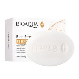 BIOAOUA Rice Soap Bath Soap Essential Moisturising Oil Handmade Soap Manufacturers Face Body Skin Care