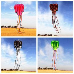 Kite Accessories Free delivery of new octopus kit childrens flying toy inflatable kit Colour kit outdoor toy wind kit circuit T240521