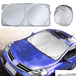 Car Sunshade Er Front Rear Window Foils Sun Shade Windshield Visor Block Uv Protect Film Drop Delivery 2022 Mobiles Mot Automobiles Mo Otzqp