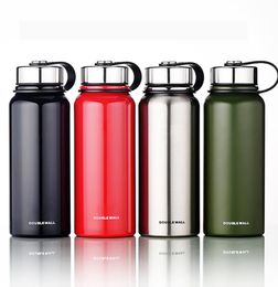 Outdoor Jogging Sport Insulated Thermos Vacuum Bottle Double Wall Space Stainless Steel Drinking Water Flasks Large Capacity3788284