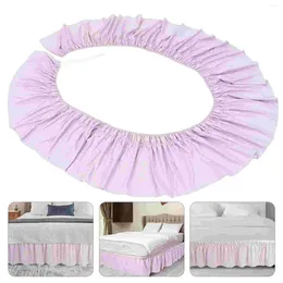 Bed Skirt Polyester Adjustable Fashion Linings Elastic Bedroom Supply Drop Ruffle Bedskirt Corner