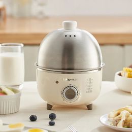 360W Electric Egg Boiler Breakfast Machine Multicooker Steamer Automatic Egg Cookers Home Egg Custard Steaming Cooker with Timer 240523