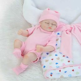 Dolls Cute 28cm/12 inch soft vinyl silicone mini recycled baby doll - lifetime washable - perfect gift for children! S2452307