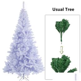Christmas Decorations 6Ft 1000 Branch Matic Tree With Pine Cones Premium Artificial Pvc Art Navidad Xmas Decoration 211021 Drop Delive Dh4W6