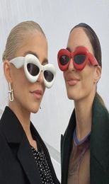 Sunglasses Red Lip Shape Y2K For Women Fashion Brand Candy Color Yellow Pink Sun Glasses Men Sexy Cool Hip Hop Eyewear4992002