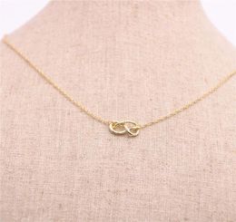 Grand cross knot Pendant necklace Cartoonish cross knot pendant necklace designed for women Retail and whole mix7244415