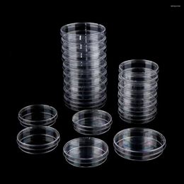 Storage Bottles Disposable Plastic Round Petri Dishes With Lids 55/90mm Scientific Lab Supplies Classical Educational School Accessories