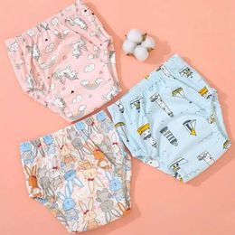 3PCS 4pc/Lot Baby Reusable Diapers Potty Training Pants Children Ecological Cloth Diaper Washable Toilet Toddler Nappy