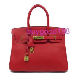 10A Biridkkin Designer Delicate Luxury Women's Social Travel Durable and Good Looking Handbag Shoulder Bag 30 Handbag Tote Bag Red