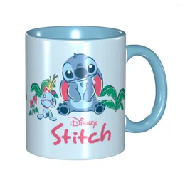 Tumblers Cartoon Stitch And Scrump Mugs Cute Novelty Tea Cup Birthday Gifts For Kids Adults