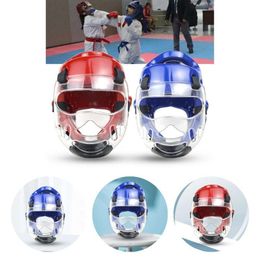 Taekwondo Safe to Use Cover Long Lasting Ergonomics Design Practical Head Guard Sparring Helmet L2405