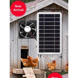 Other Home & Garden New Solar Panel Powered Fan Ventilator 30W Exhaust Outdoor Ventilation Equipment For Greenhouse Motorhome House Ch Dhcbz