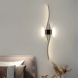 Modern LED wall lights suitable for living room backgrounds bedrooms bedside tables hallways wall lights and indoor decorative lighting fixtures 240518
